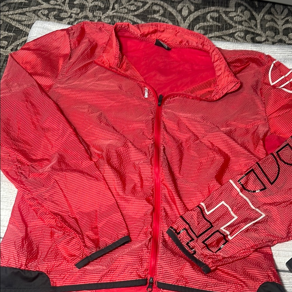 Red Zip-Up Jacket Reebok CrossFit